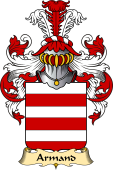 French Family Coat of Arms (v.23) for Armand