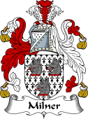 English Coat of Arms for the family Milner