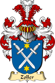 v.23 Coat of Family Arms from Germany for Zoller