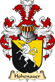 v.23 Coat of Family Arms from Germany for Hohenauer