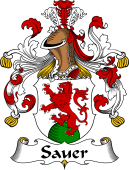 German Wappen Coat of Arms for Sauer