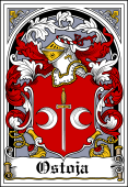 Polish Coat of Arms Bookplate for Ostoja