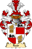 Welsh Family Coat of Arms (v.23) for Read (of Roche, Laugharne, Carmanthenshire)