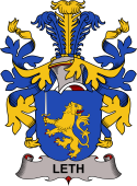 Coat of arms used by the Danish family Leth