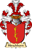 v.23 Coat of Family Arms from Germany for Hirschhorn