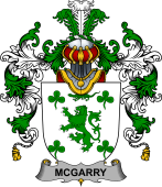 Irish Family Coat of Arms (v.25b) McGarry or Garry