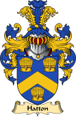 English Coat of Arms (v.23) for the family Hatton