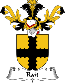 Coat of Arms from Scotland for Rait or Reath