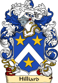English or Welsh Family Coat of Arms (v.23) for Hilliard (or Hillier Yorkshire, and Malborough)
