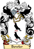 English or Welsh Family Coat of Arms (v.23) for Bowler (Wilts)