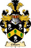 English Coat of Arms (v.23) for the family Gillam