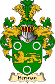 English Coat of Arms (v.23) for the family Herman