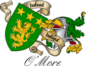 Sept (Clan) Coat of Arms from Ireland for O'More