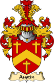 English Coat of Arms (v.23) for the family Austin