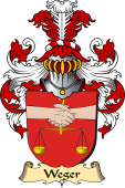 v.23 Coat of Family Arms from Germany for Weger