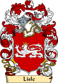 English or Welsh Family Coat of Arms (v.23) for Lisle