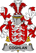 Irish Coat of Arms for Coghlan or McCoghlan