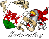 Sept (Clan) Coat of Arms from Ireland for MacDonlevy