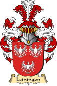 v.23 Coat of Family Arms from Germany for Leiningen