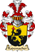 v.23 Coat of Family Arms from Germany for Rademacher