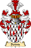 English Coat of Arms (v.23) for the family Dennis