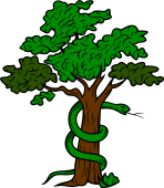 Tree Entwined by Serpent
