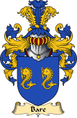 English Coat of Arms (v.23) for the family Bare