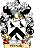 English or Welsh Family Coat of Arms (v.23) for Worseley (or Worsley)