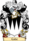English or Welsh Family Coat of Arms (v.23) for Cade (Rumford, Essex)