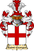 French Family Coat of Arms (v.23) for Saint-Georges