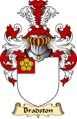 English Coat of Arms (v.23) for the family Bradston
