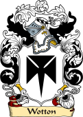 English or Welsh Family Coat of Arms (v.23) for Wotton