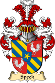 v.23 Coat of Family Arms from Germany for Speck