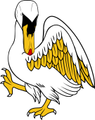 Swan Rampant Guardant Wings Elevated