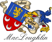 Sept (Clan) Coat of Arms from Ireland for MacLoughlin