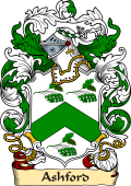English or Welsh Family Coat of Arms (v.23) for Ashford (Cornwall)