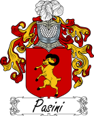 Araldica Italiana Coat of arms used by the Italian family Pasini