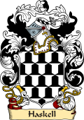 English or Welsh Family Coat of Arms (v.23) for Haskell (Ref Berry)