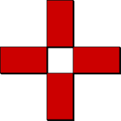 Cross, Quarter-Pierced