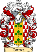 English or Welsh Family Coat of Arms (v.23) for Turner