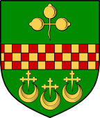 Irish Family Shield for Rowan (Carrickfergus)