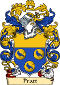 English or Welsh Family Coat of Arms (v.23) for Pratt