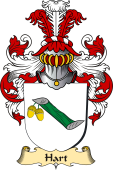 v.23 Coat of Family Arms from Germany for Hart