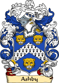 English or Welsh Family Coat of Arms (v.23) for Ashby