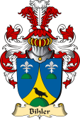 v.23 Coat of Family Arms from Germany for Bihler