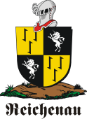 German shield on a mount for Reichenau