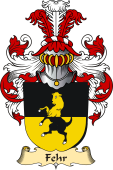v.23 Coat of Family Arms from Germany for Fehr