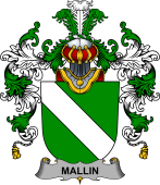 Irish Family Coat of Arms (v.25b) Mallin or O'Mallan
