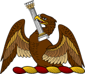 Demi Eagle Holding Column