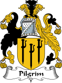 English Coat of Arms for the family Pilgrim